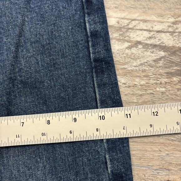Levis 505 Medium Wash Blue Mens‎ 34x32 Regular Fit Straight Leg Jeans Red Tab - Picture 9 of 10